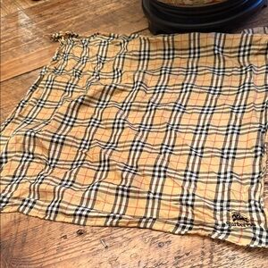 Burberry Beige and Black Checkered Wrap small